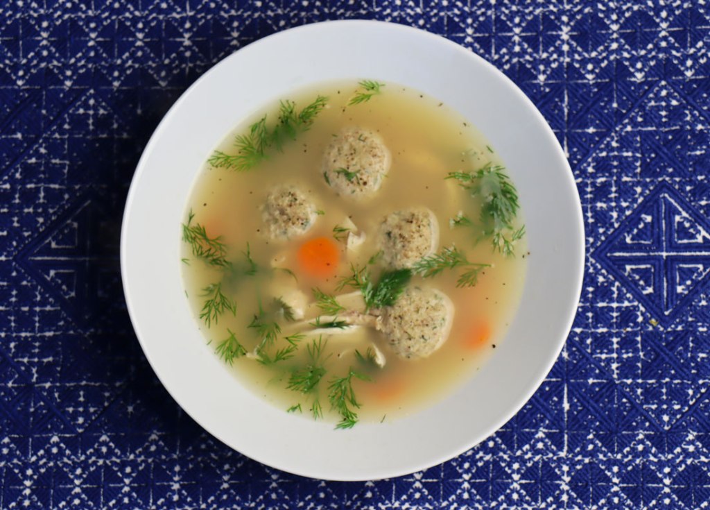 CHICKEN SOUP WITH KNEIDLACH, Andrea Horth