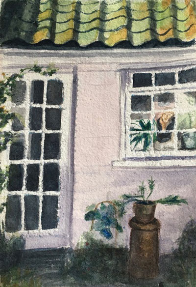 LOOKING OUT OF THE KITCHEN WINDOW, Maggie Pettigrew